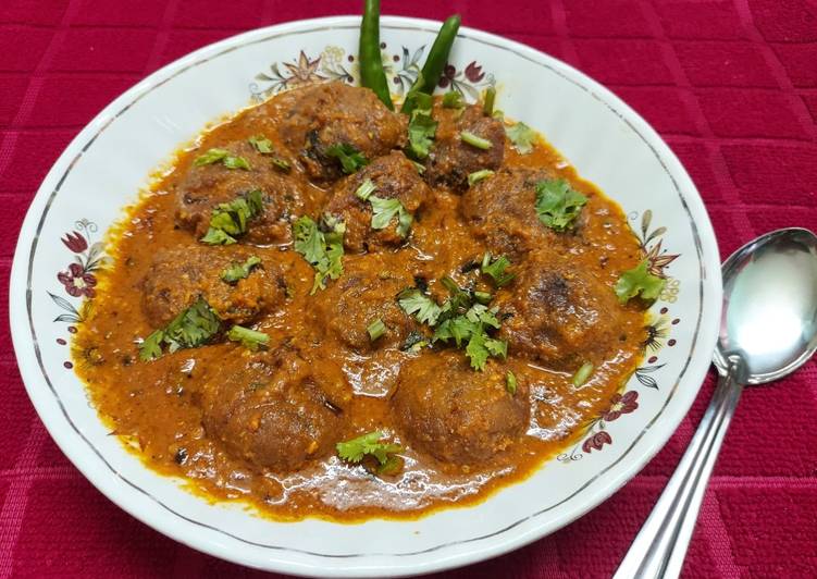 Recipe of Super Quick Homemade Raw Banana Kofta Curry