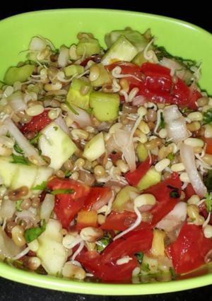 A picture of Sprouts salad.