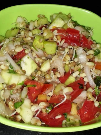 Easy Ways Prepare|Recipe} Sprouts salad the Tasteful