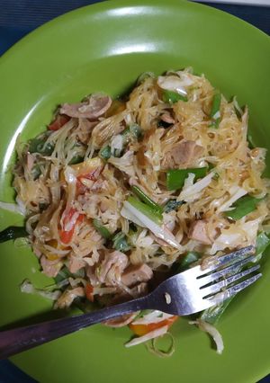 Foto resep Soun goreng baso