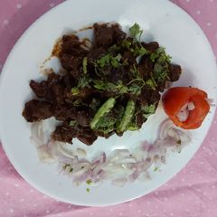 A picture of Mutton fry in chaines style /special eid.