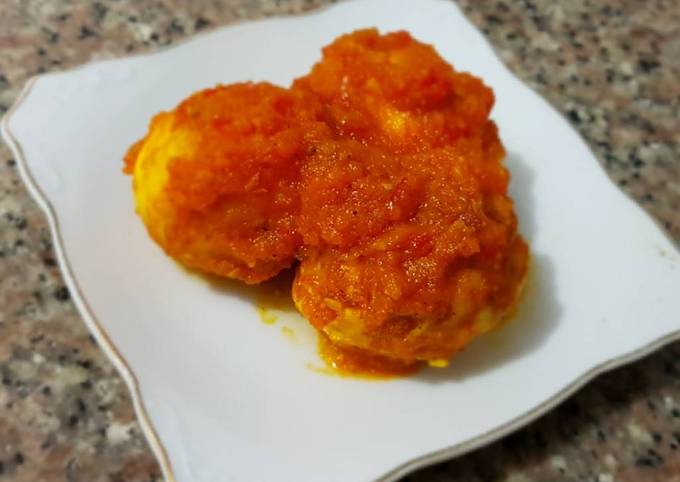 Resep Telur Saus Tomat Not Oleh Momichi Kitchen Cookpad