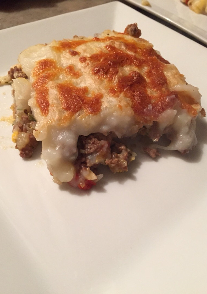 Una foto de Pastel de carne y puré de papa