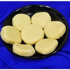 A picture of Homemade Khoya Peda.