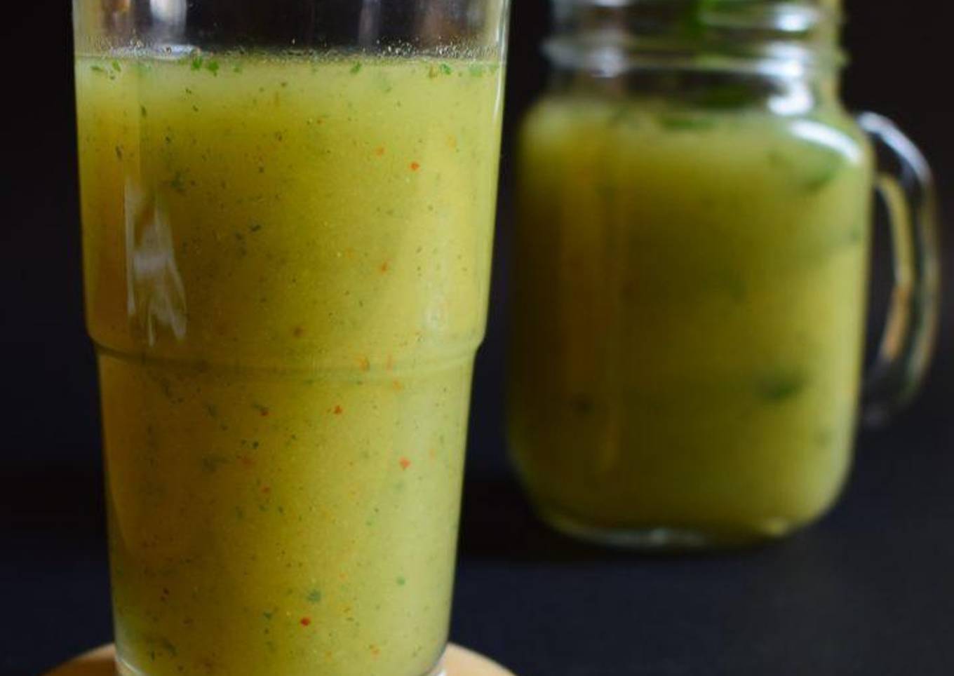 Aam ka panna (raw mango drink)