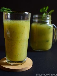 A picture of Aam ka panna (raw mango drink).
