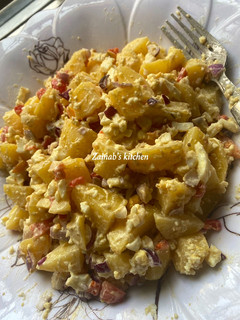 A picture of Creamy potato salad🥔🥗🍽.