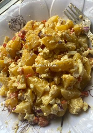 A picture of Creamy potato salad🥔🥗🍽.
