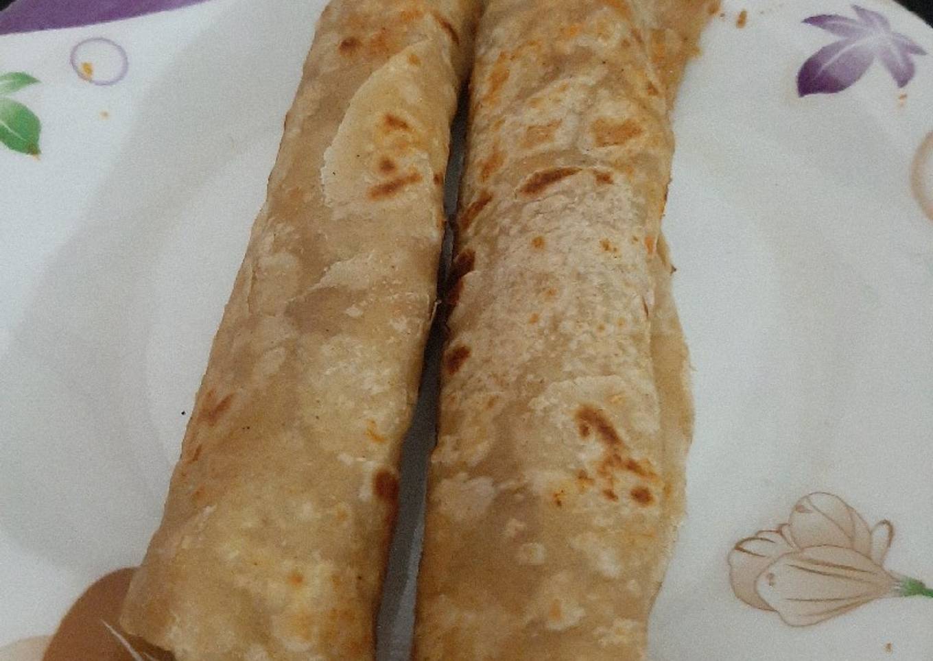 Chatpata chicken rolls