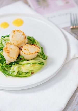 帶子青瓜麵 的食譜成品照片