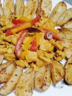 صورة لوصفة بطاطس ودجز