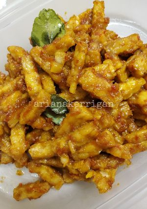 Foto resep Oreg tempe pedes manis