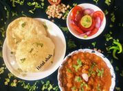 A picture of rawa sooji bhature