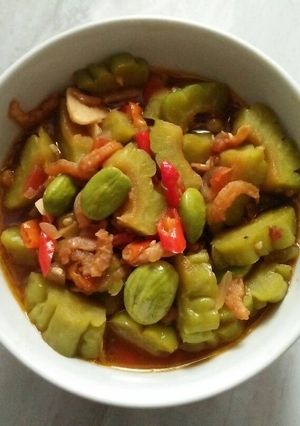 Foto resep Oseng pare pete ebi