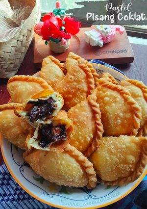Foto resep (651) pastel Pisang Coklat Keju