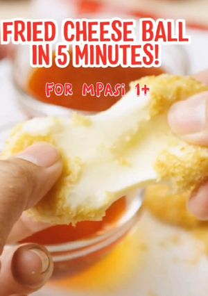 Foto resep Fried Cheese Ball (Snack MPASI 1+)