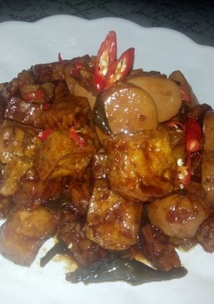Foto resep Orek 3T (Tempe, Tahu, & Telur Putihan/egg tofu) ala anak muda rumahan