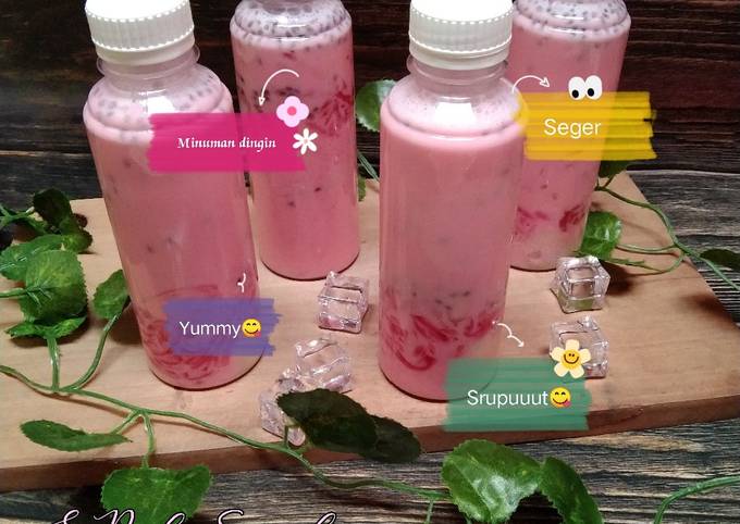Cara membuat 526.Es Pinky Sirsak Cara membuat 526.Es Pinky Sirsak