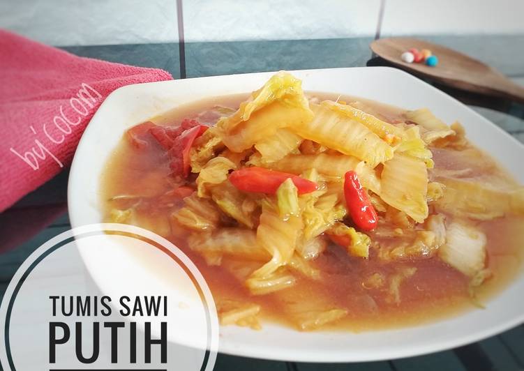 Tumis sawi putih