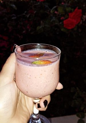 صورة لوصفة كوكتيل الفريز 🍓🍓