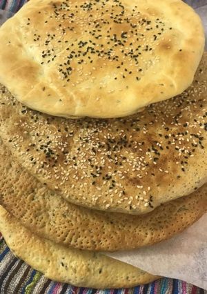 صورة لوصفة خبز العيد الأبيض والأسمر 🎇🎆