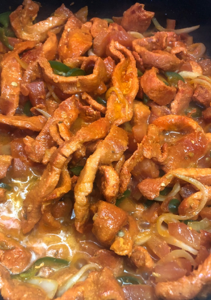 Una foto de Fajitas de cerdo adobado a la Sonorense