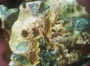 Foto resep Peyek daun gingseng(no telur no santan)