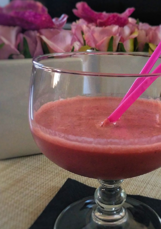 Una foto de Batido de cerezas 🍒