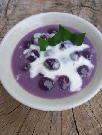 Langkah Gampang Membikin Resep Bubur candil ubi ungu anti gagal yang Sempurna Anti Ribet, Mantap