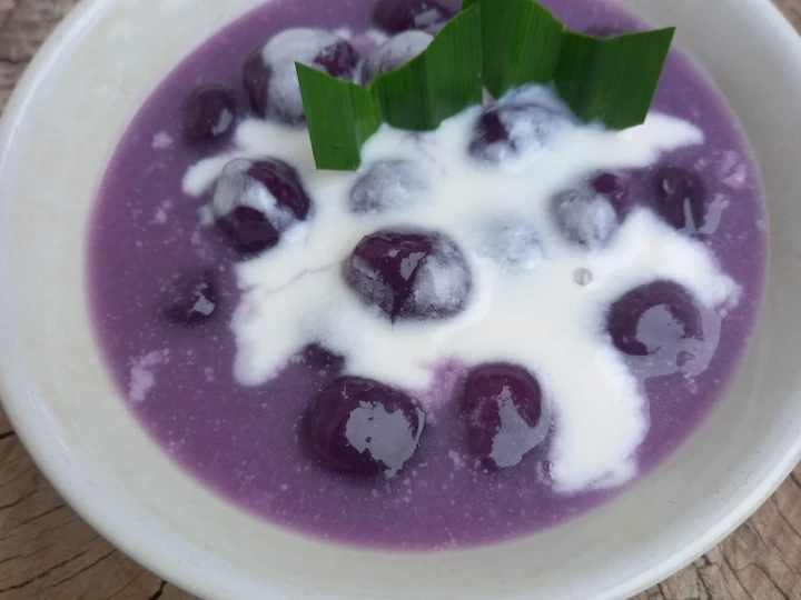 Langkah Gampang Membikin Resep Bubur candil ubi ungu anti gagal yang Sempurna Anti Ribet, Mantap