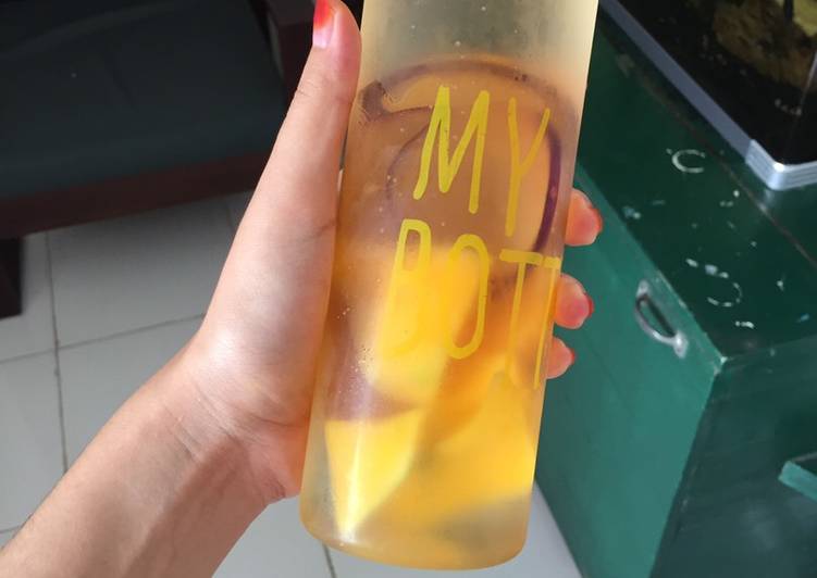 Bagaimana Menyiapkan Infused Water 🥭 dan Plum, Enak Banget