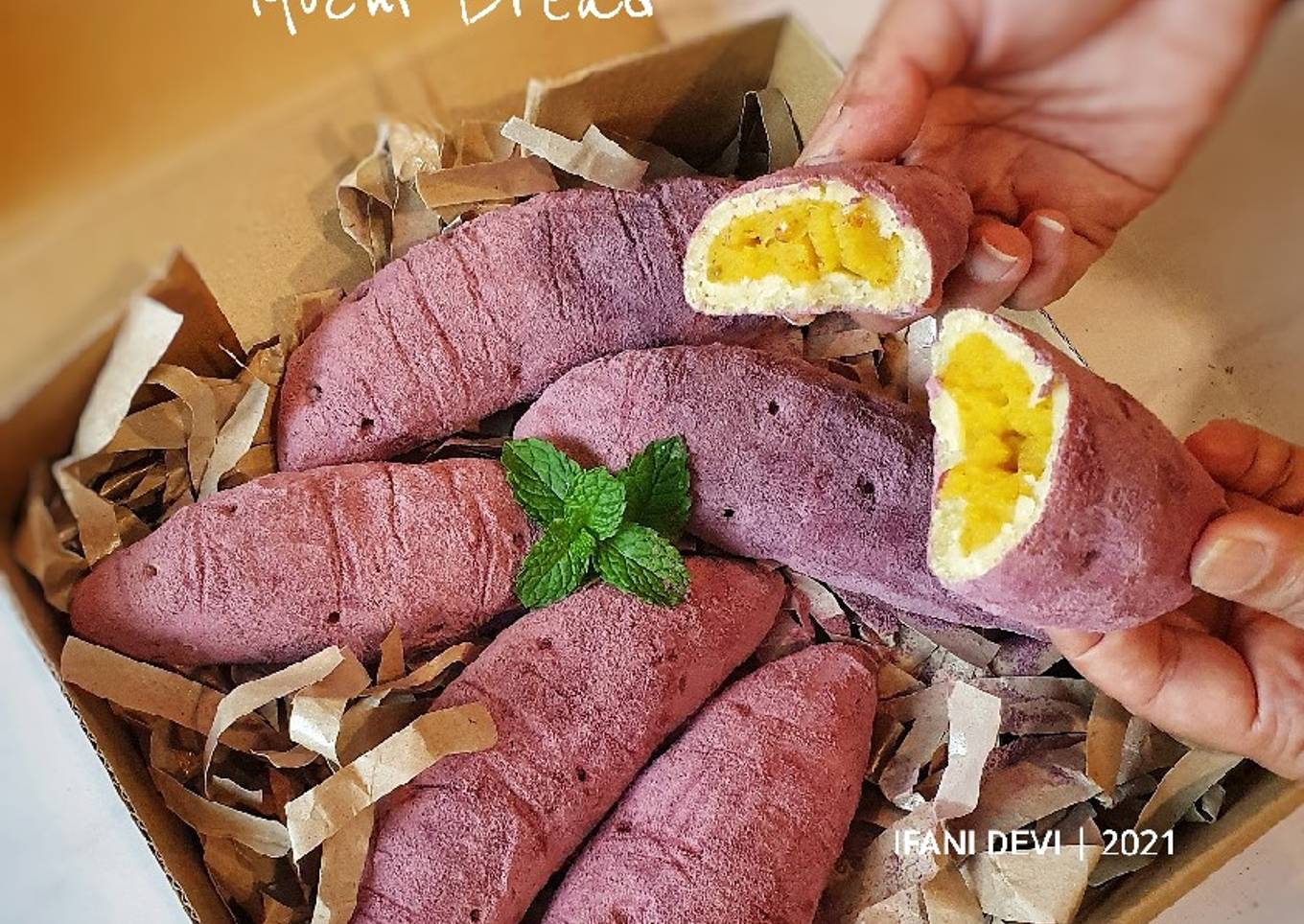 Resep 324. Korean Sweet Potato Mochi Bread