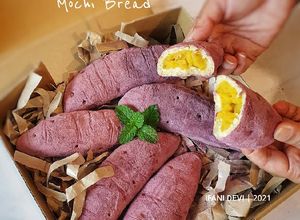 Foto resep 324. Korean Sweet Potato Mochi Bread