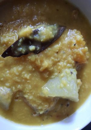 লাউ কুমড়ো দিয়ে মুগ ডাল (Lau kumro diye moong dal recipe in Bengali) রেসিপির প্রধান ছবি