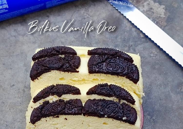 {Resep Bolkus Vanilla Oreo Kekinian