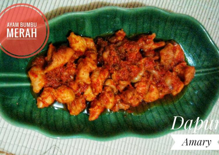 Cara Gampang Membuat Ayam Bumbu Merah π, Bikin Ngiler