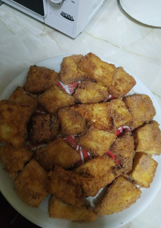 Una foto de Leche frita