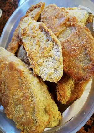 Una foto de Milanesas de boniatos