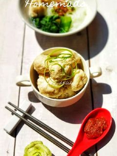 Foto resep Bakso Ayam Homemade (Bakso/Pentol Ayam Super Garing)