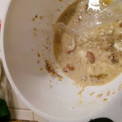 A picture of Oatmeal soup.