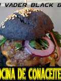 Darth Vader Black Burger o Hamburguesa de Ternera rellena de Foie y trufa rallada