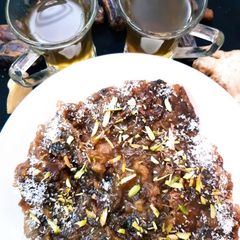 A picture of Adrak khajoor ka halwa.