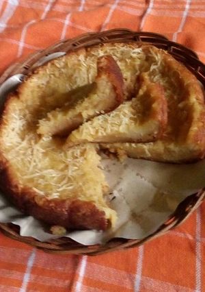 Foto resep Puding panggang roti tape.
