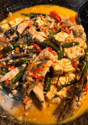Foto resep Tongkol santan pedas (diganti fibercreme)