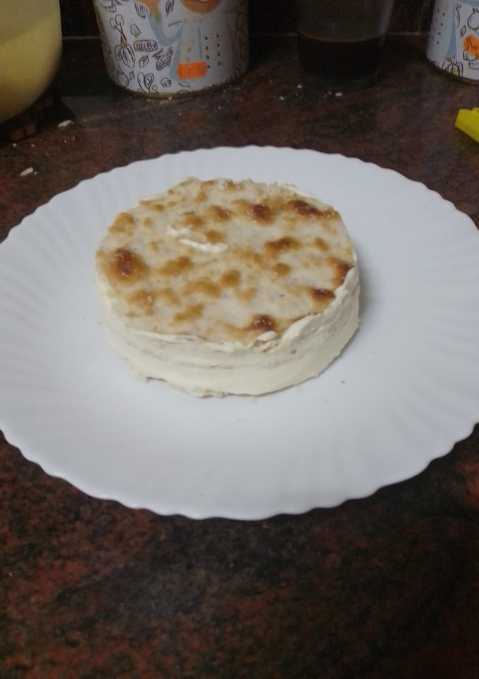 Una foto de Minitarta de mousse de melocotón y yogur griego