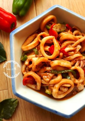 Foto resep Cumi Pedas Saus Tiram 🦑
