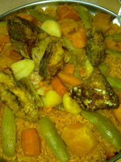 صورة لوصفة طريقة عمل ارز بالسمك
