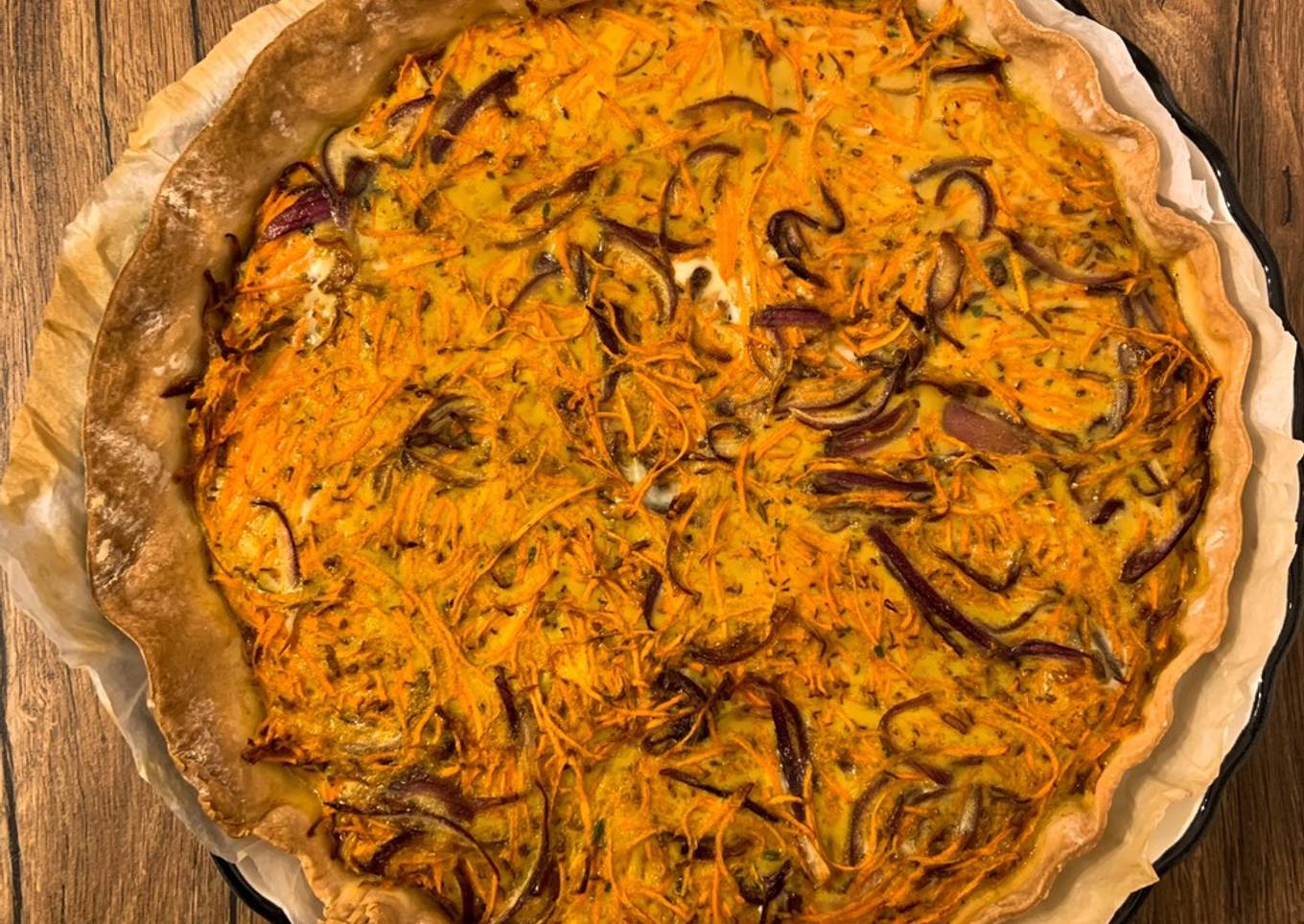 Quiche carotte/oignon 🥕🧅