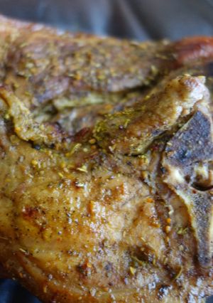 A picture of Oven roast pork.