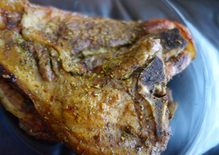 Oven roast pork